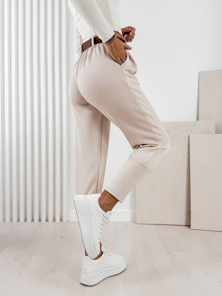 PANTALONI LEFT BEJ