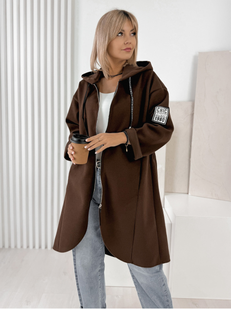 COAT DRALIN BROWN