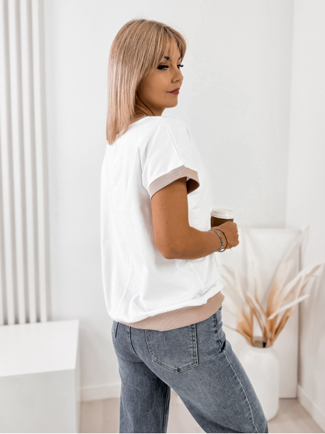 BLUZA VOLAN ALBA