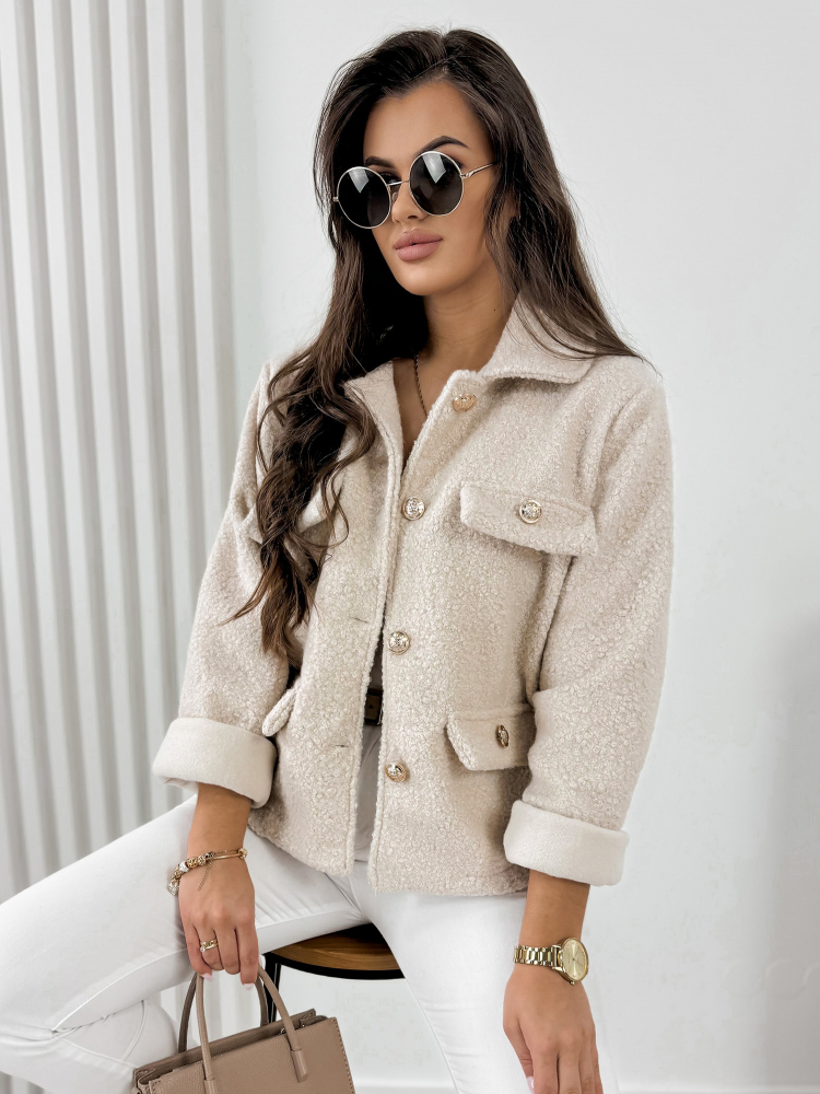 KABÁT BOUCLE XAVIA BÉZS