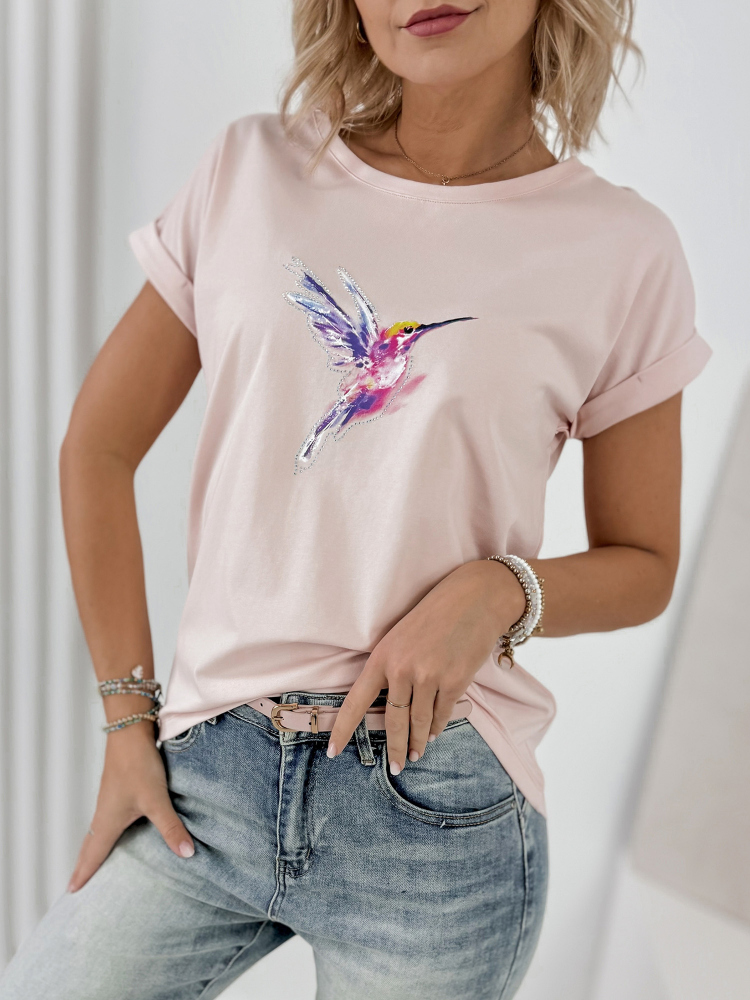 BLOUSE NORAL POWDER PINK