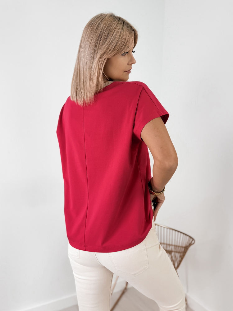 BLOUSE BREANA RASPBERRY