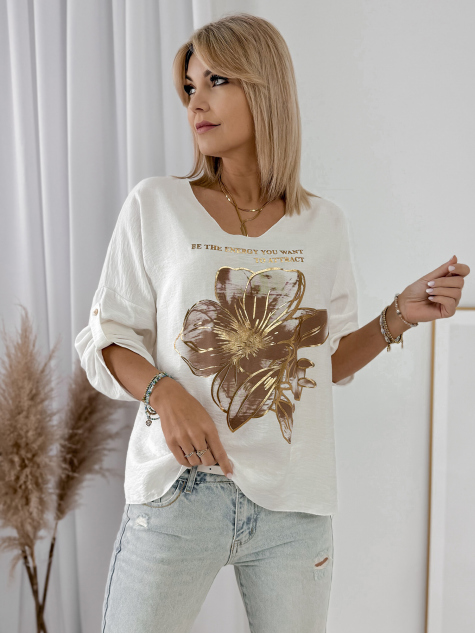 BLOUSE ZINZA BLANC