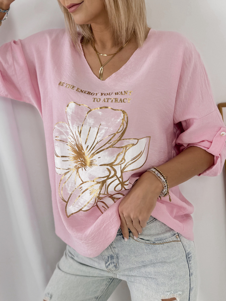 BLUZA ZINZA ROZ PUDRAT