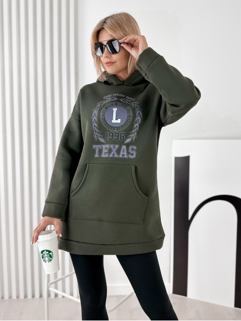 SWEATSHIRT TEXAS KHAKI