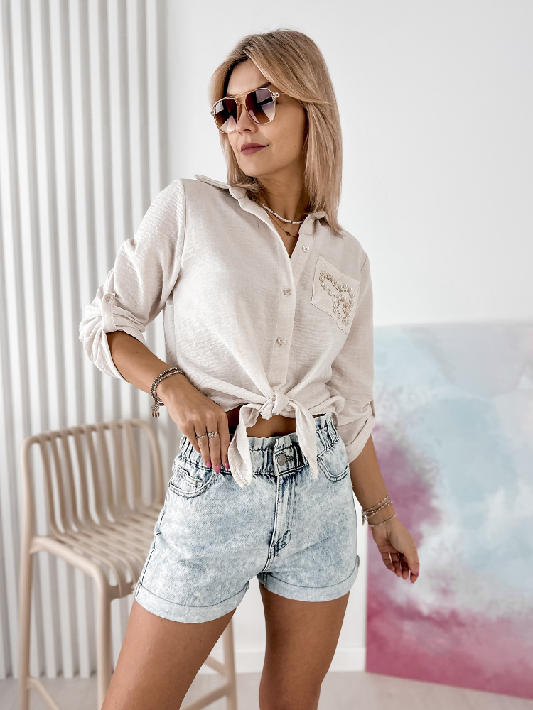 SHIRT VIRION BEIGE