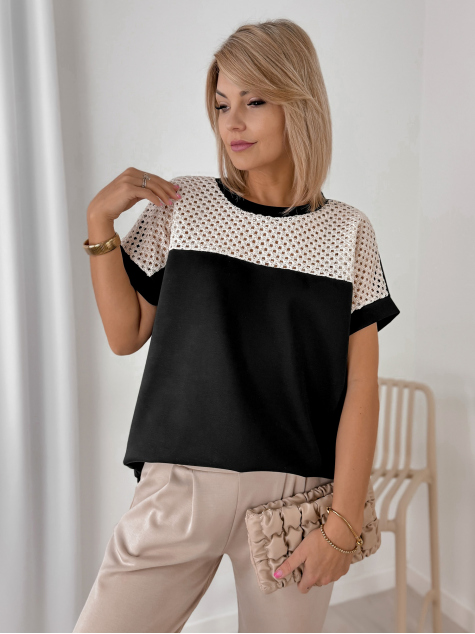 BLUSE MILARA SCHWARZ