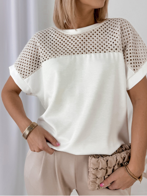 BLŪZE MILARA ECRU