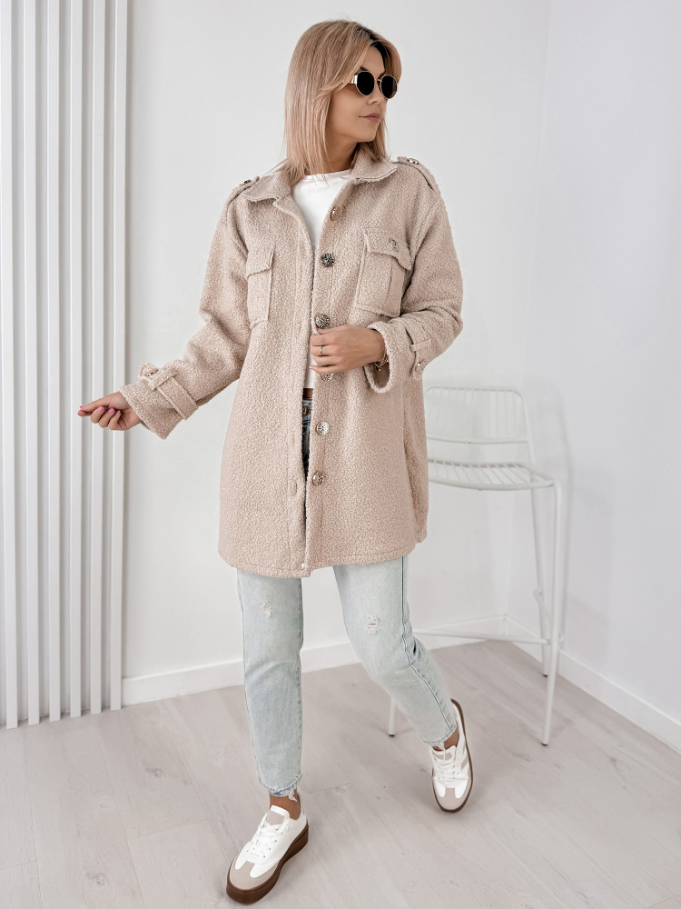 MANTEAU ELINNA BEIGE