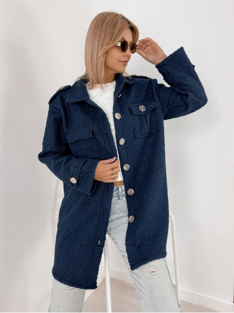 PALTAS BOUCLE ELINNA NAVY BLUE