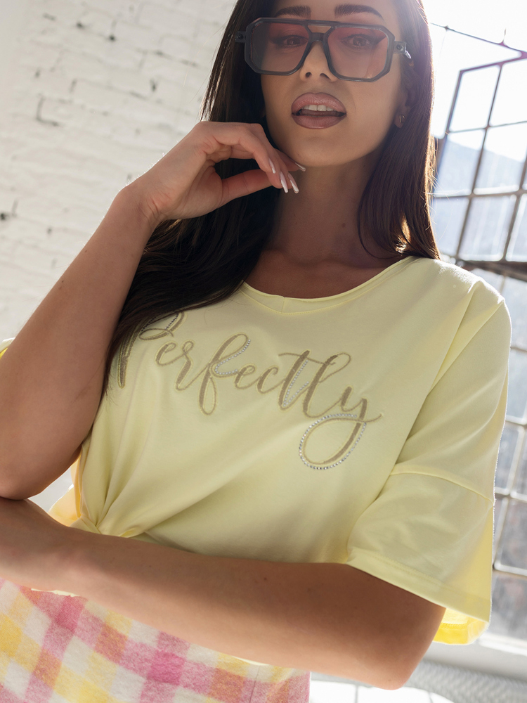 BLUSE AMAVI GELB
