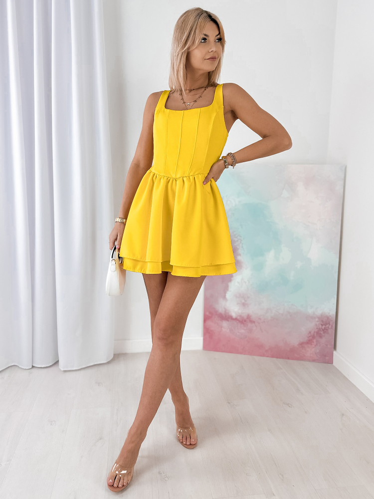 SUKNELĖ NATHAIE GELTONA