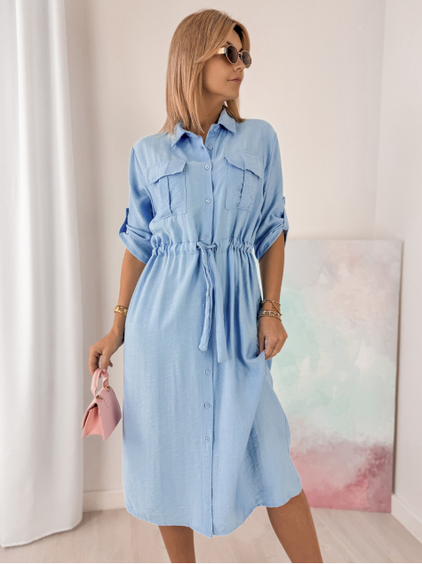 DRESS TENNA SKY BLUE