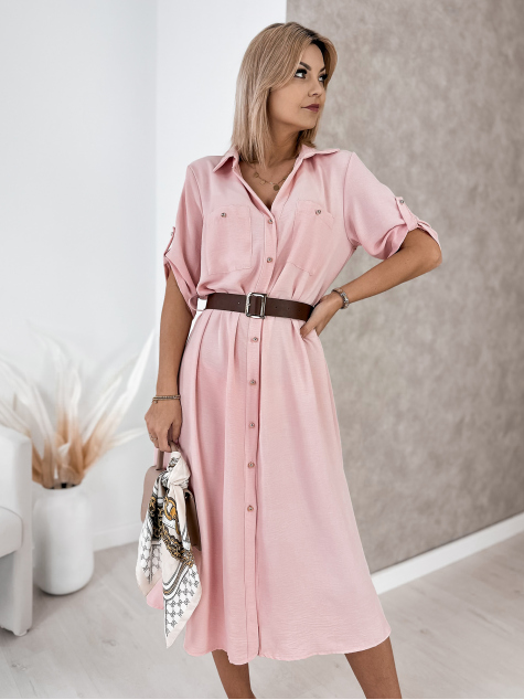 DRESS BATUA POWDER PINK