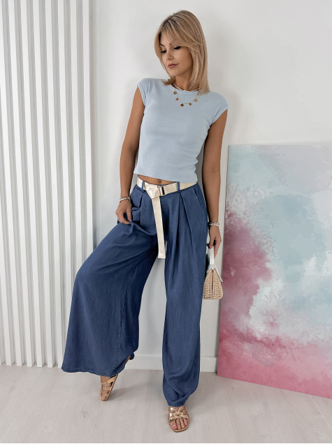 PANTALONI VIREL BLUGI INCHIS LA CULOARE