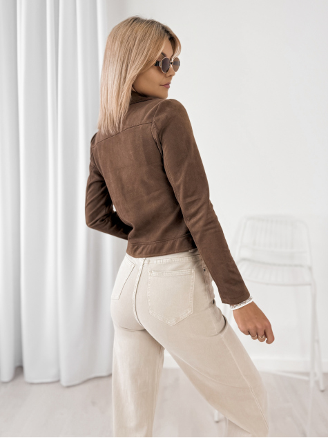 VESTE CELIA BRUN CLAIR