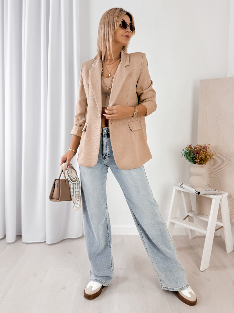 BLAZER OTEKAO KARAMELLFARBENER