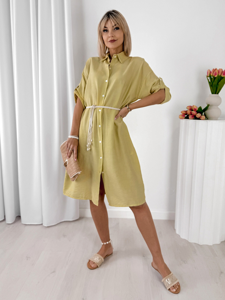 ROBE POULIA JAUNE