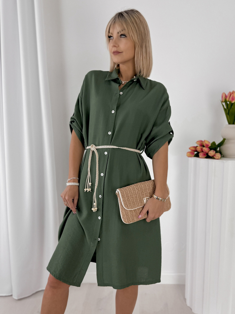 KLEID POULIA KHAKI