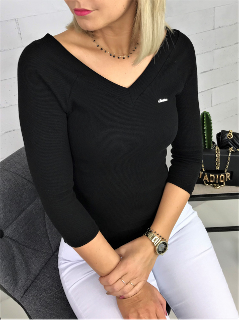 BLUZA BASIC NEGRU