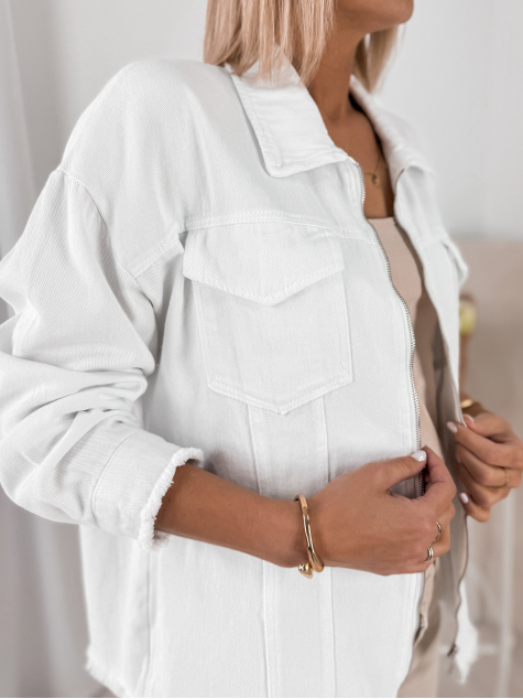 VESTE BERRA BLANC