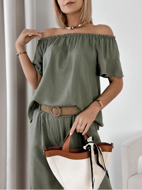 BLOUSE ENESSA KAKI