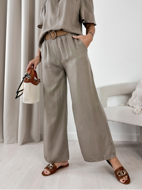 PANTALONI ENESSA BEJ INCHIS