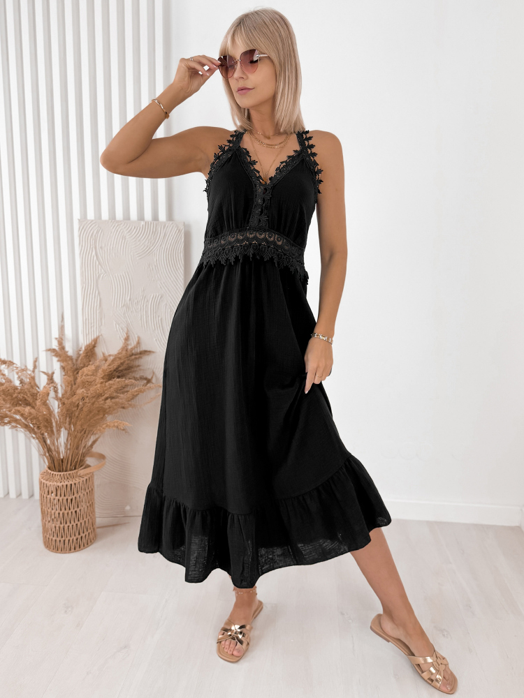DRESS SARONE BLACK