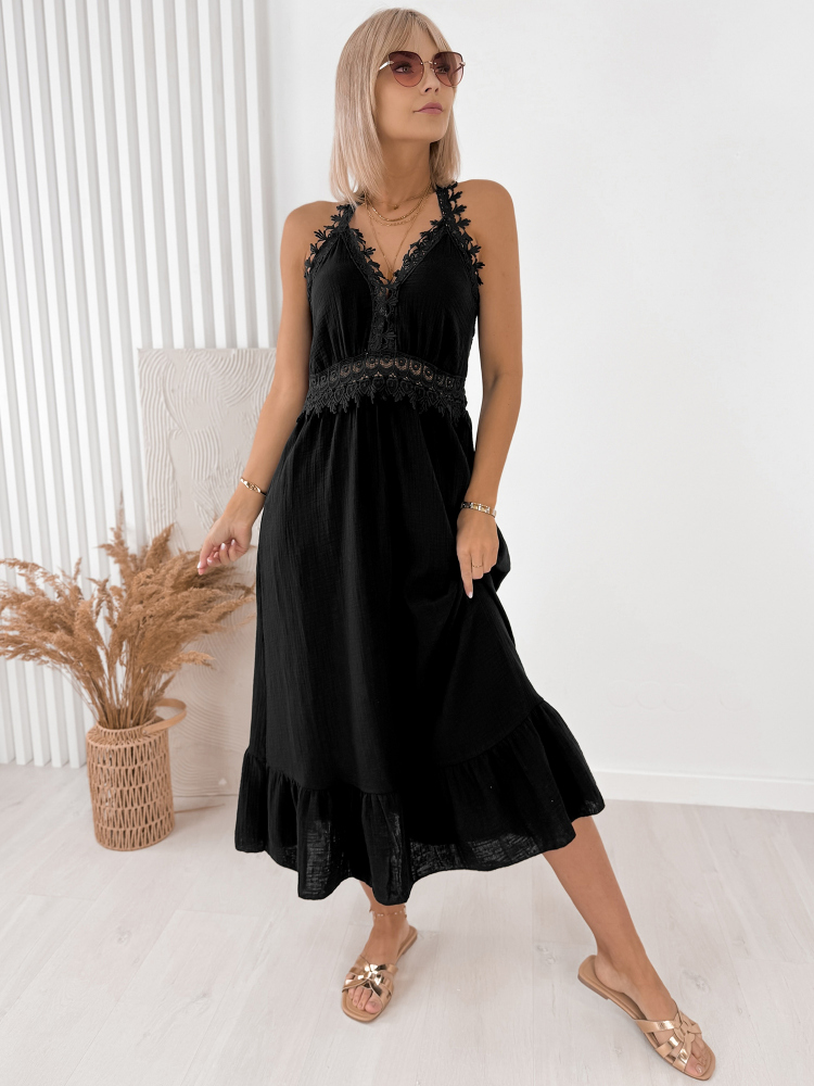 DRESS SARONE BLACK