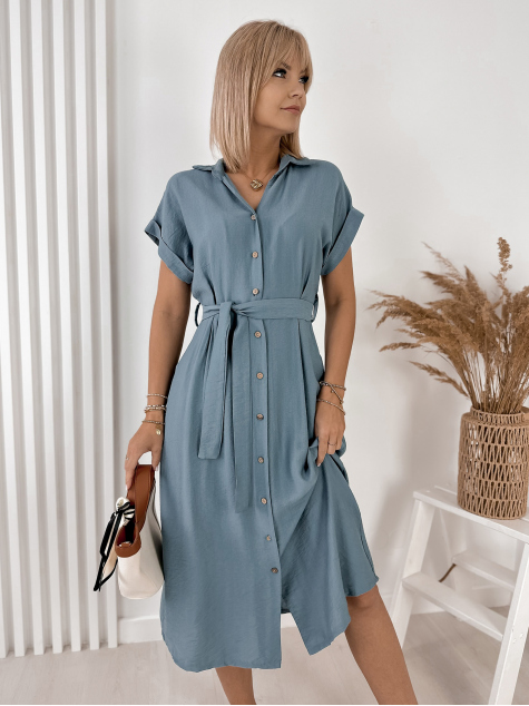 ROBE DELINA BLEU
