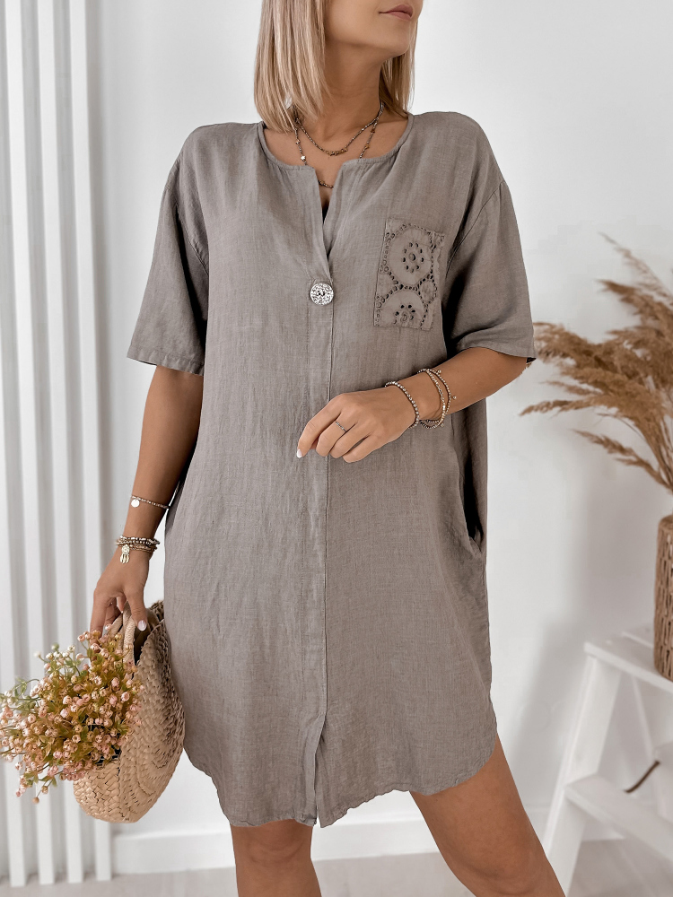 DRESS LUNARE DARK BEIGE