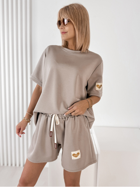 SET TANIVA DARK BEIGE
