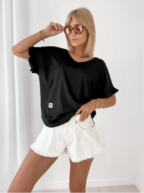 BLUSE VERANI SCHWARZ