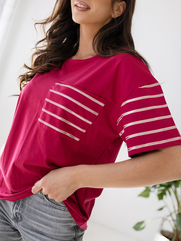 BLUSE AZERIA Bordeaux