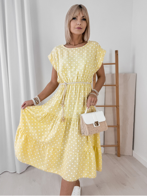 ROBE LOVAREL JAUNE