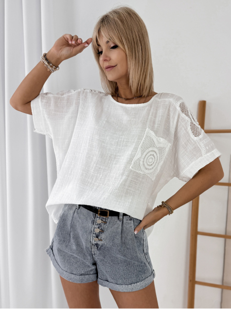 BLÚZKA VARISSA BIELA