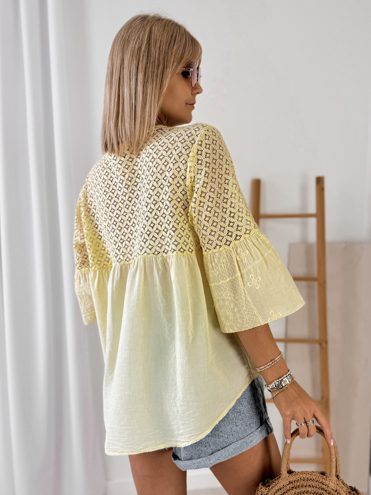 CHEMISE MOKAVA JAUNE