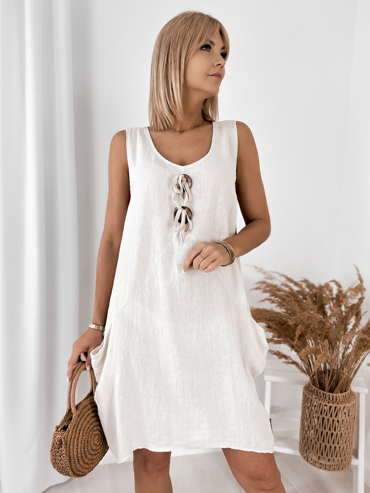 DRESS LIVIANA BEIGE