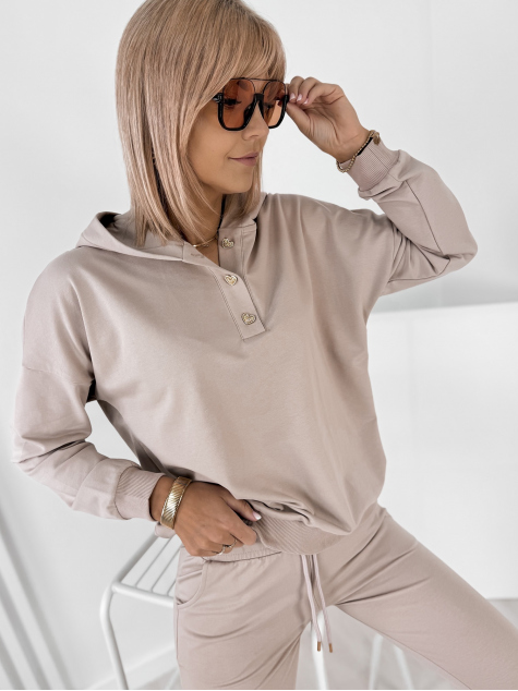 SOUPRAVA ŠATY TAMINA BÉŽOVÝ