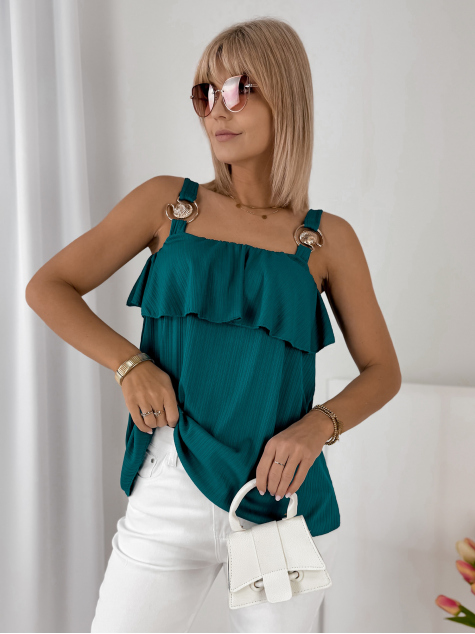 BLUSE SISSAL MEERGRÜNER