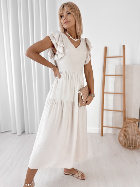 KLEID ISKARA BEIGE