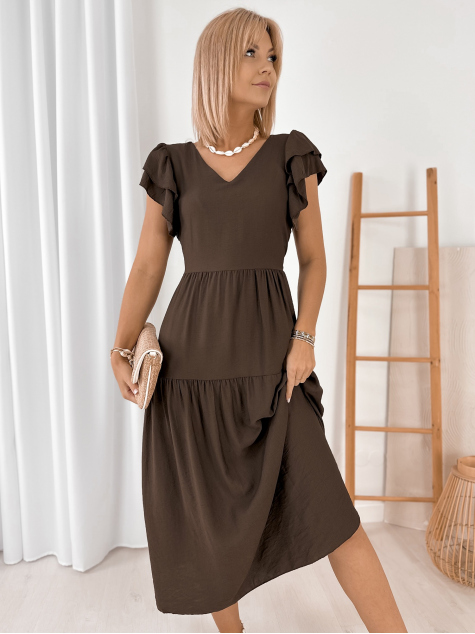 DRESS ISKARA BROWN