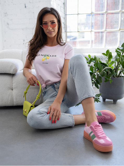 BLUZA EMARIA ROZ PUDRAT