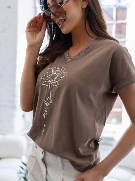 BLOUSE ELISORA BROWN