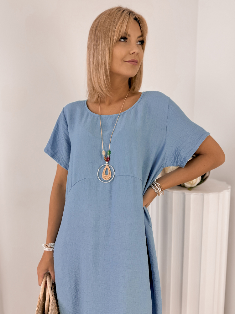 KLEID TANIRA BLAU