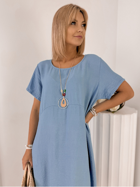 DRESS TANIRA BLUE