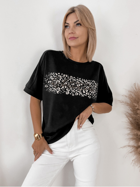 BLUSE WINTERZEIT SCHWARZ