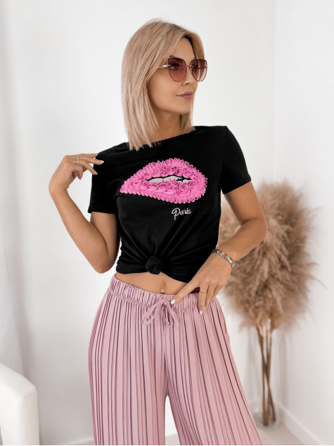 BLUSE CARMINA SCHWARZ