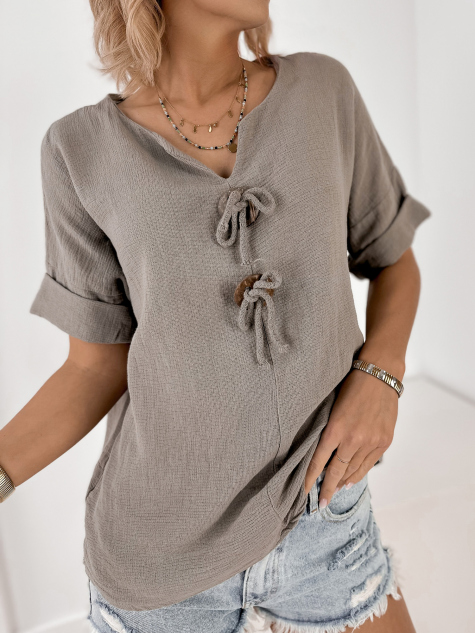 BLUZA TERENZA BEJ INCHIS