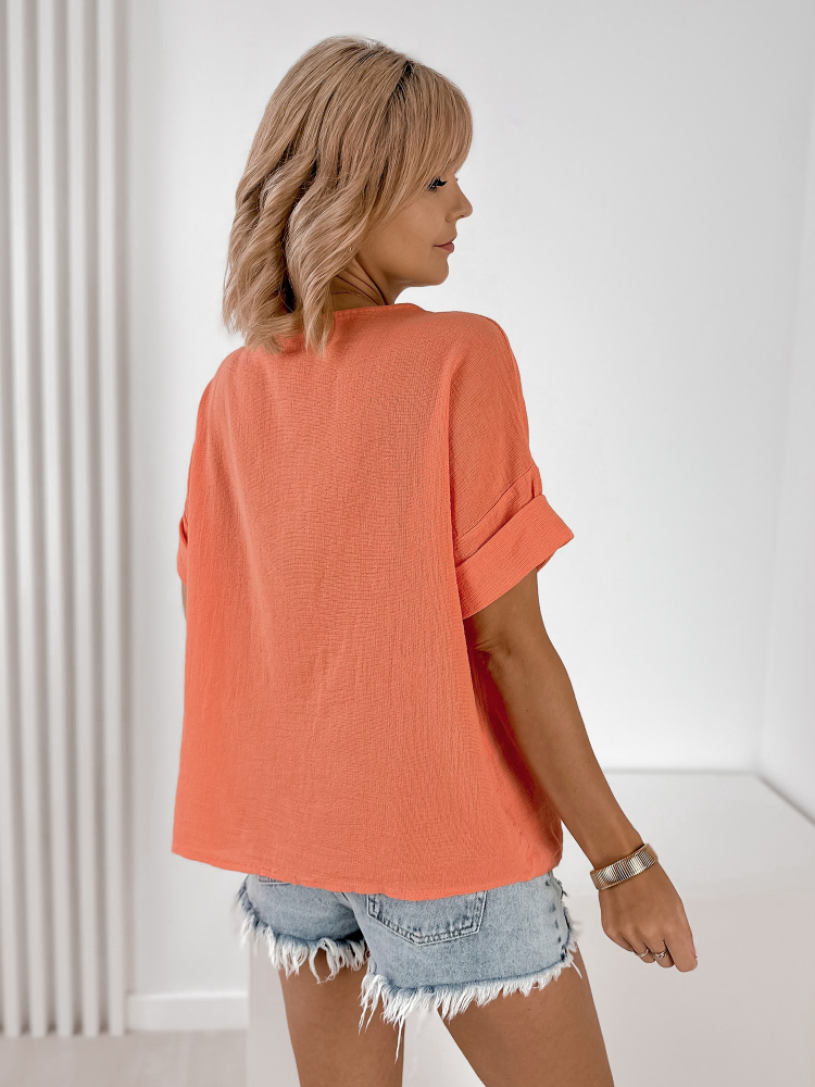 BLOUSE CORAL TERRAIN
